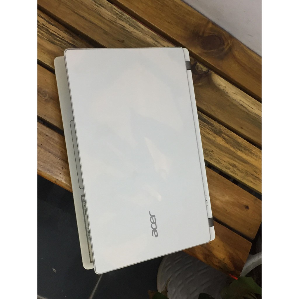 [Đẹp Bổ Rẻ ] Siêu Phẩm Acer V13 trắng tinh cor i3 4005 ram 4G hdd 50GGB siêu mỏng ngỏ gọn