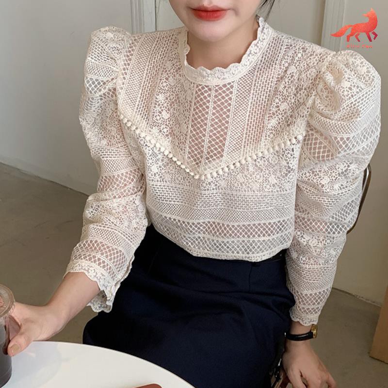 Áo Nữ Tay Phồng Phong Cách Hàn Quốc Xinh Xắn