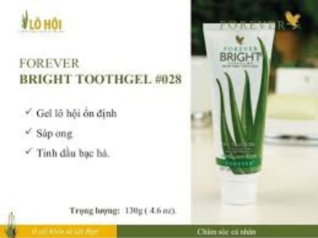 [CHÍNH HÃNG] KEM ĐÁNH RĂNG FOREVER BRIGHT TOOTHGEL 028