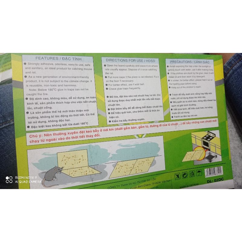 KEO DÁN CHUỘT SIÊU DÍNH