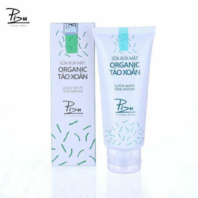 SỮA RỬA MẶT TẢO XOÁN ORGANIC PIZU