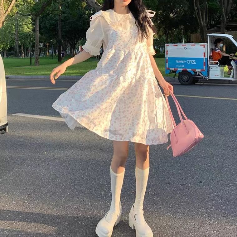 Đầm Hoa Dáng Chữ A Thời Trang Mới Cho Nữ