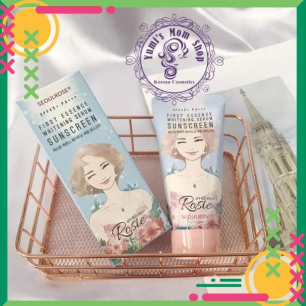 Kem chống nắng Rosie Seoul Rose First Essence Whitening Serum Sunscreen