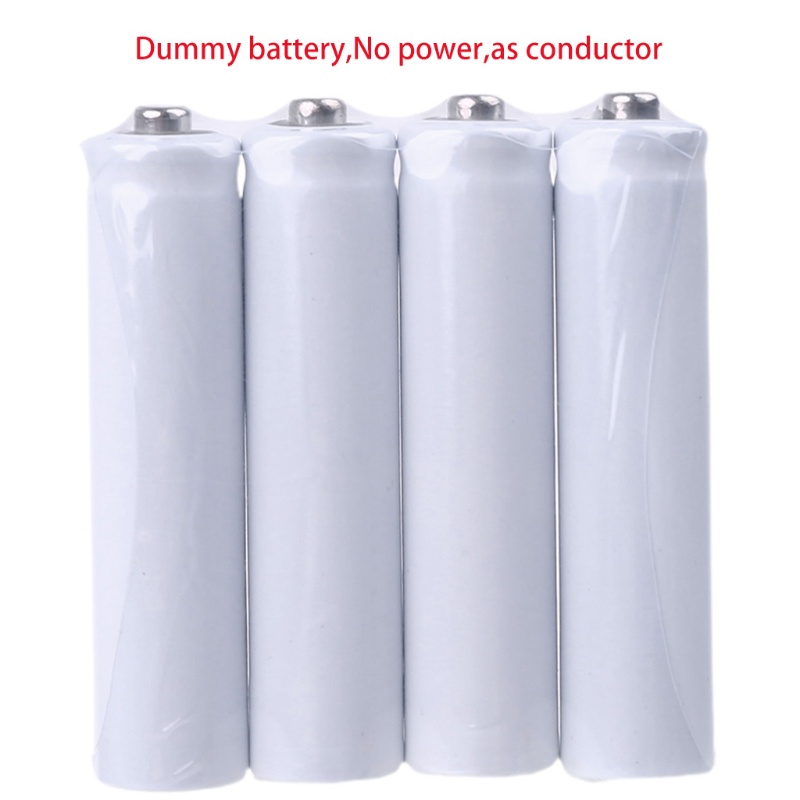 Set 4 vỏ pin giả hình trụ 10440 LR03 AAA dùng giữ chỗ cho pin AAA chuyên dụng