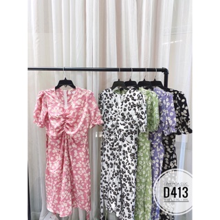 Bigsize Đầm hoa cúc D413