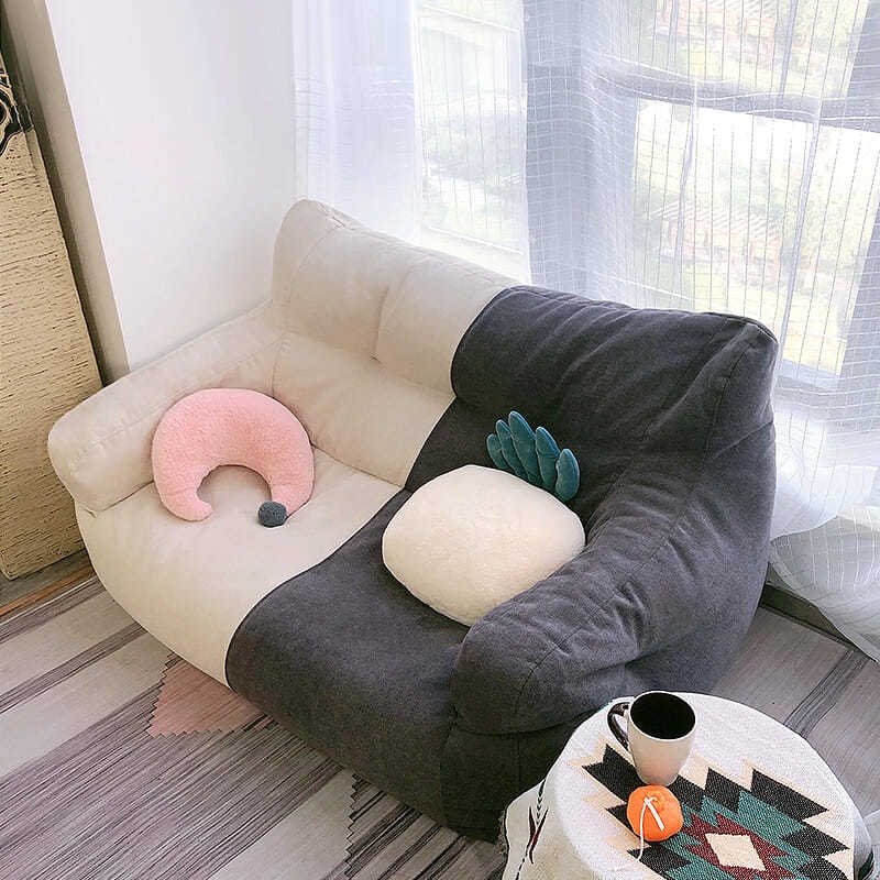 Ghế sofa lười tatami bean bag phòng ngủ ☫∏∋Ghế sofa lười tatami phòng ngủ giường đôi ghế sofa nhỏ cho nữ căn hộ nhỏ thư