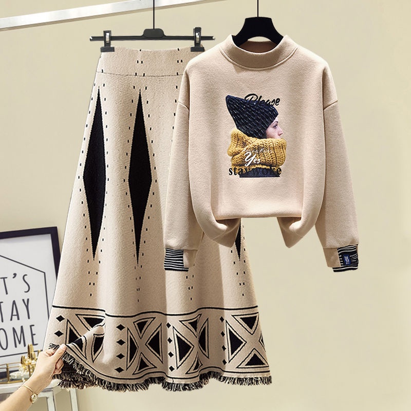 Áo Sweater Giả Hai Mảnh Dáng Rộng Phong Cách Hàn Quốc Thời Trang Mùa Thu Mới 2022 Cho Nữ