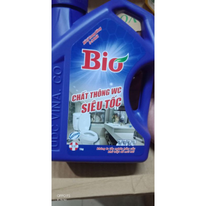 Nước Thông Cống BIO Bồn Cầu WC Bồn Rửa Bát...