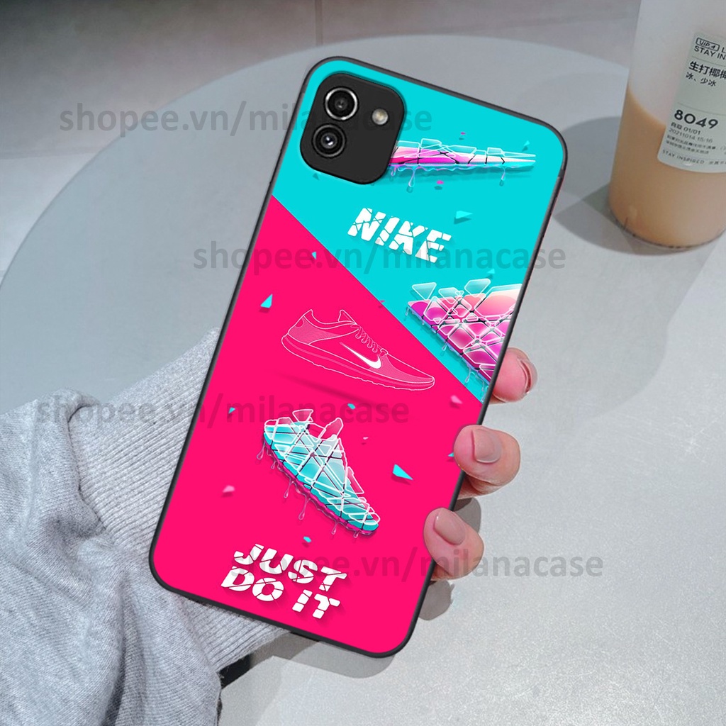 Ốp Samsung A03 in hình các thương hiệu nổi tiếng sang chảnh, đẳng cấp, cá tính