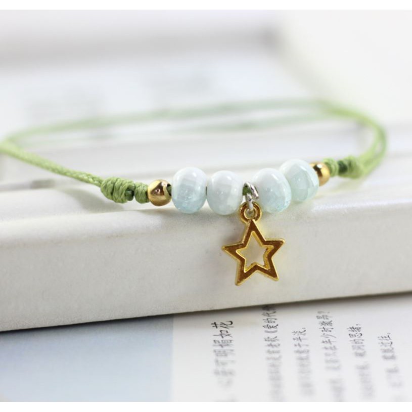 Lắc chân gốm ngôi sao 4 hạt | BigBuy360 - bigbuy360.vn