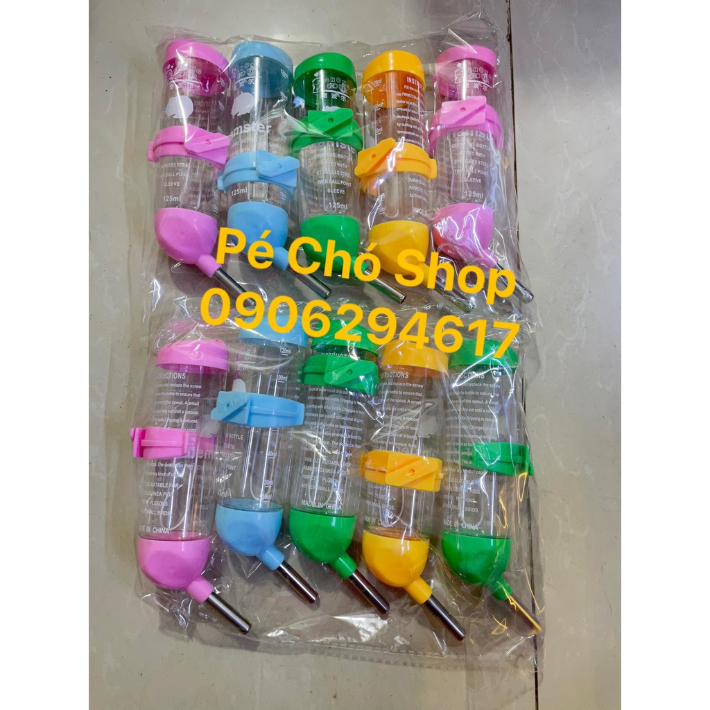 Combo giá sỉ 10 Bình nước bi land chính hãng 125ml cho thú cưng .
