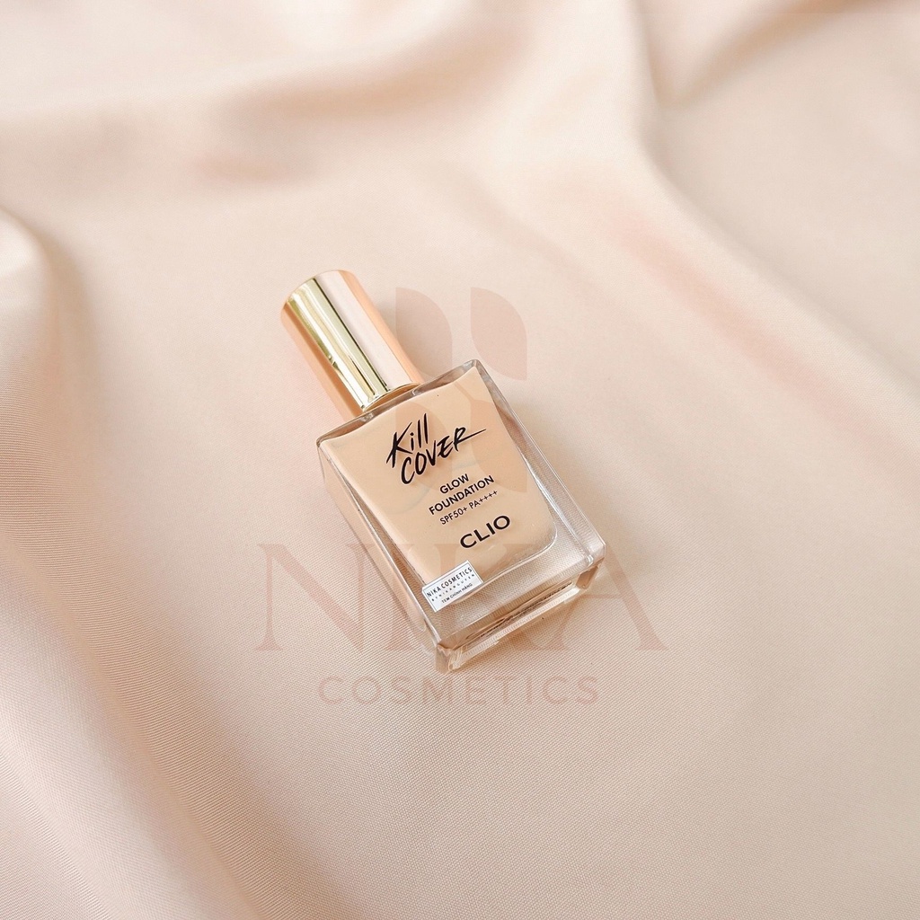 Kem nền căng bóng Clio Kill Cover Glow Foundation SPF 50+ PA+++