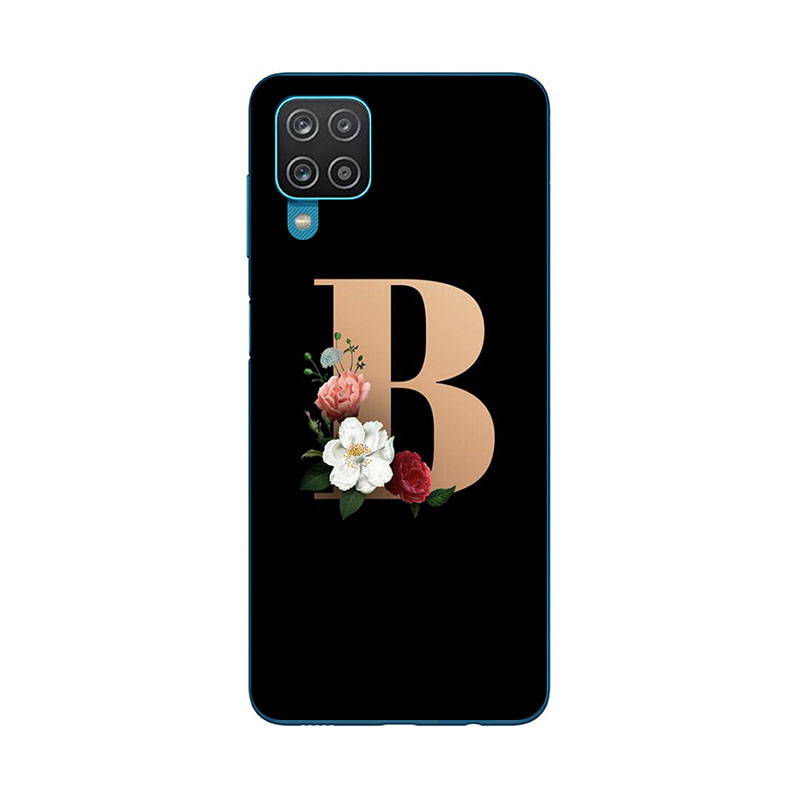 Ốp Lưng Điện Thoại Nhựa Mềm Samsung Galaxy A12 A125F Samsung Galaxy A42 5g A425 Hình Hoa 26 Chữ Cái | BigBuy360 - bigbuy360.vn