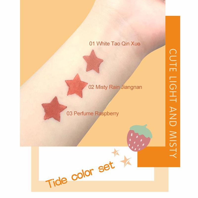 (Hàng Mới Về) Set 3 Thỏi Son Sáp Hengfang Tông Nhung Lì Chống Nước Lâu Trôi | BigBuy360 - bigbuy360.vn