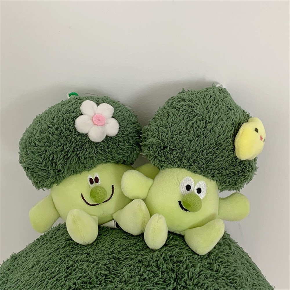 Móc Khóa Hình Búp Bê Broccoli Hoạt Hình Sáng Tạo Đáng Yêu