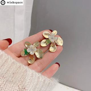 Bông Tai Dáng Dài Hình Bông Hoa Thanh Lịch Cho Nữ