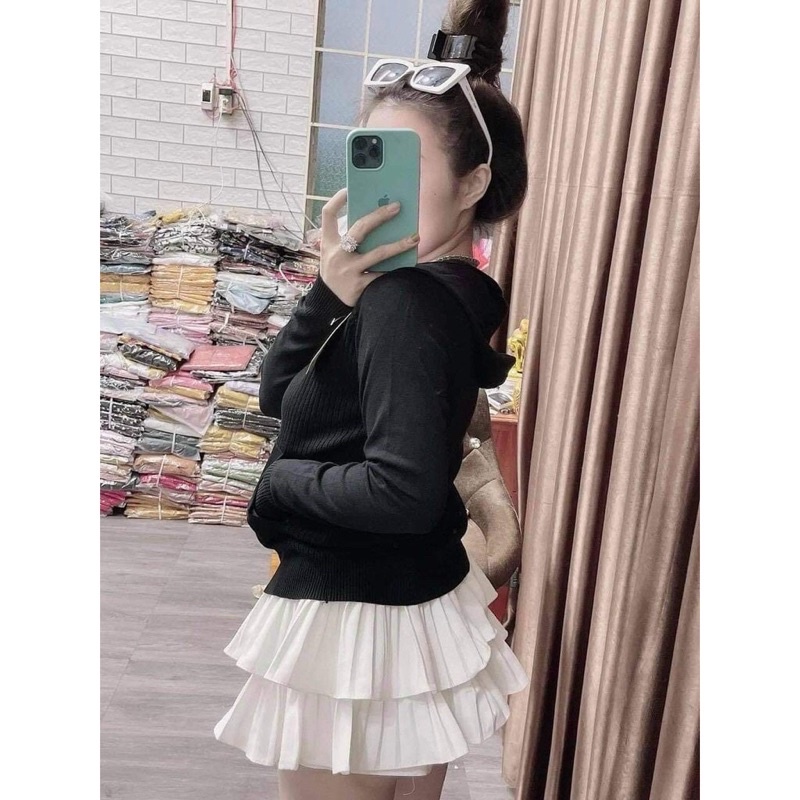 ÁO KHOÁC NỮ ÁO KHOÁC LEN NỮ CÓ NÓN - NHIỀU MÀU