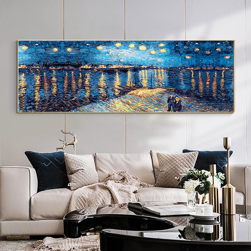 Tranh Treo Tường Trang Trí Nội Thất Hình Tranh Sơn Dầu van gogh