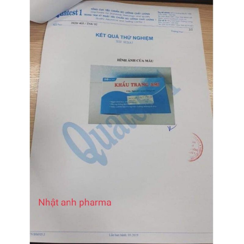 Khẩu trang y tế 4 lớp chính hãng ami hộp 50 cái ( có sỉ) | BigBuy360 - bigbuy360.vn