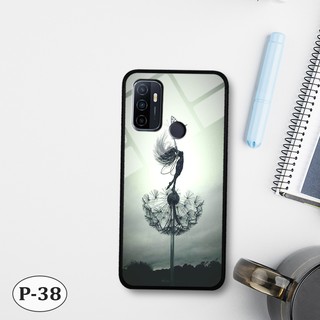 Ốp lưng kính Oppo A53- hình 3D