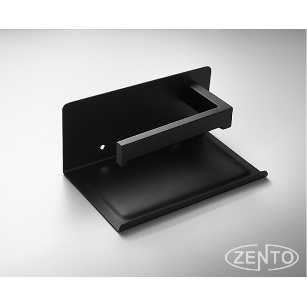 Lô giấy vệ sinh inox304 Black series Zento HC6815