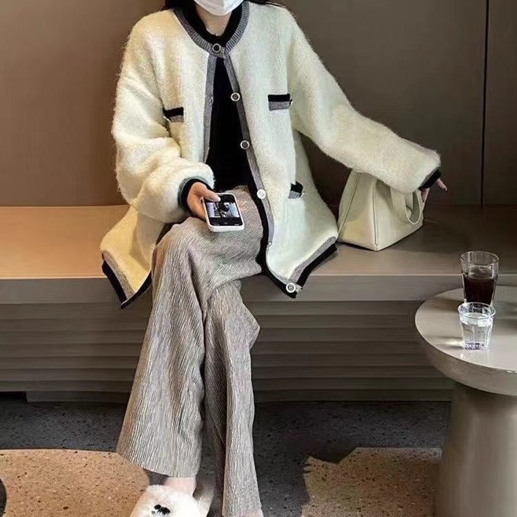 COZOK Quần Ống Rộng Lưng Cao Xếp Ly Thời Trang Dễ Phối Đồ