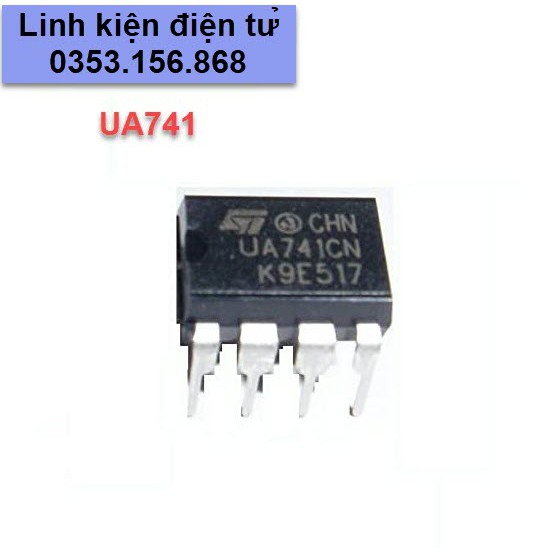 Ic Khuếch Đại Thuật Toán Op Amp UA741CN UA741 DIP8