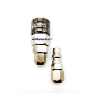 ĐẦU NỐI NHANH TỰ ĐỘNG  KAPUSI ỐNG 6.5 * 10 mm DÙNG HƠI KHÍ NÉN