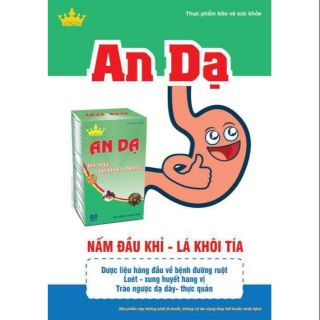Hỗ trợ điều trị dạ dày, hành tá tràng - Combo 5 hộp An dạ Kingphar