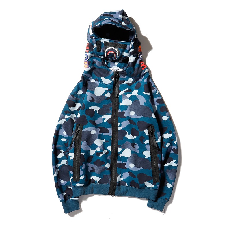 ÁO KHOÁC BAPE XANH KHẨU TRANG-DRAGON STORE THỦ ĐỨC