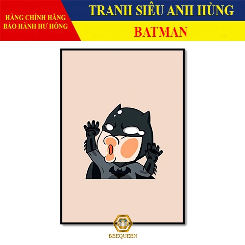[MS76-100] Tranh Siêu Anh Hùng Bat Man - Tranh Treo Tường  Bat Man