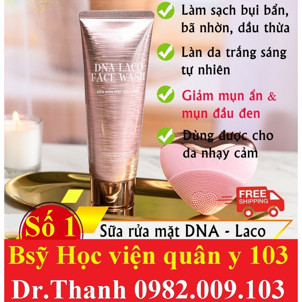 SỮA RỬA MẶT DNA CÁ HỒI DNA LACO FACE WASH-SẠCH NÁM, SẠM, TÀN NHANG,ngăn ngừa mụn, sáng da [Marosa, kem dưỡng trắng da]