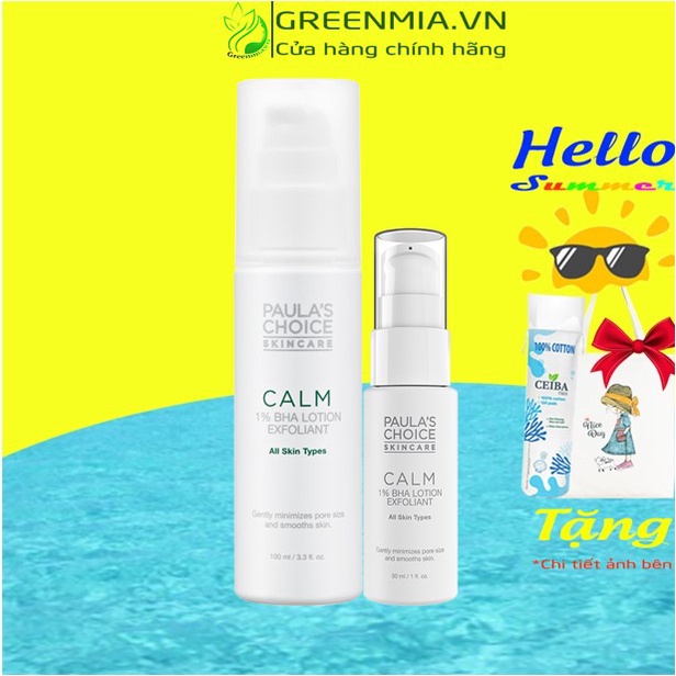 Tẩy Tế Bào Chết 1% BHA Paula Choice Tẩy Da Chết Paula's Choice 1% BHA Calm Redness Relief Lotion Exfoliant Chống Lão Hóa