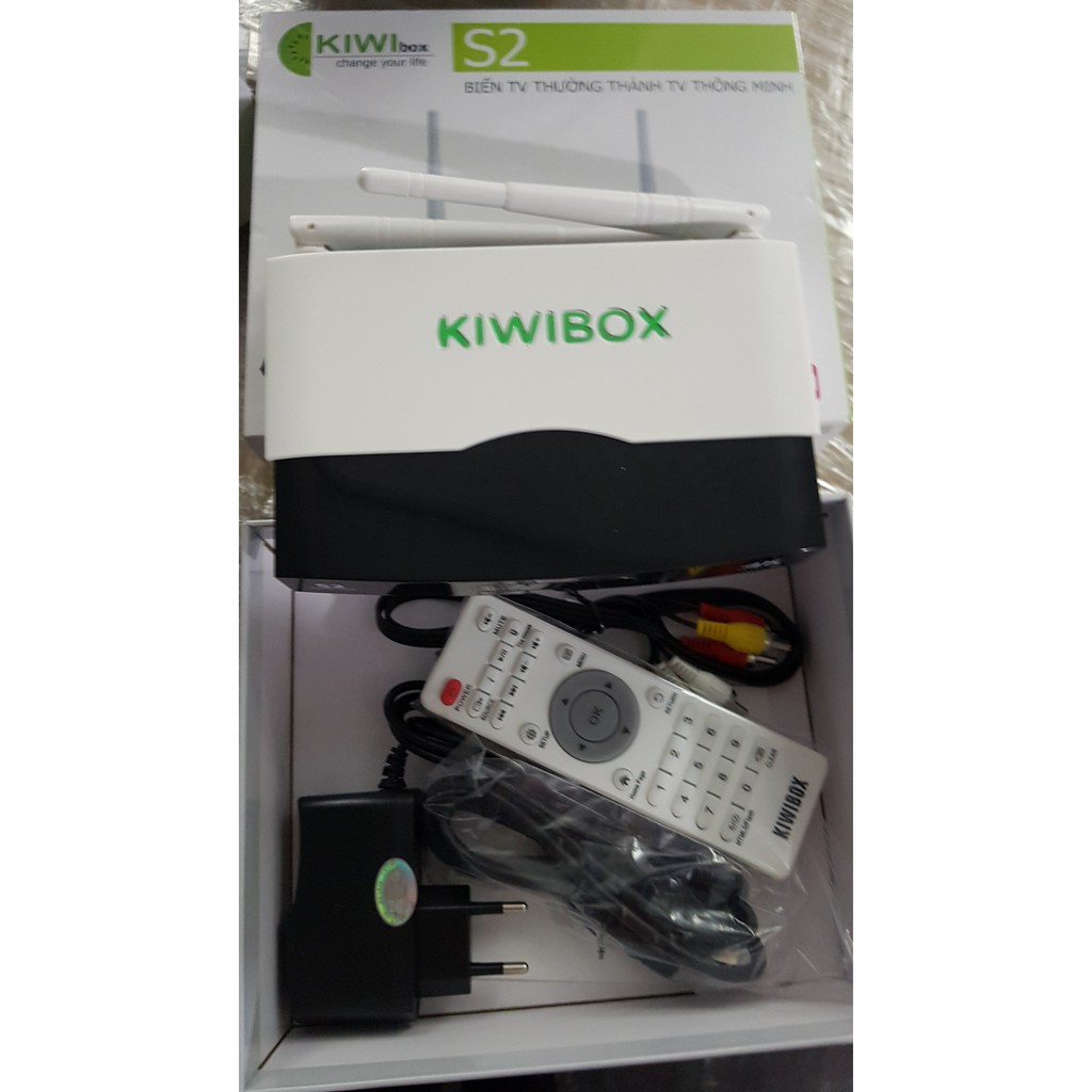 Tivibox KIWI S2 bản mới 2020 hỗ trợ Điều khiển Giọng Nói- SẢN PHẨM CHÍNH HÃNG