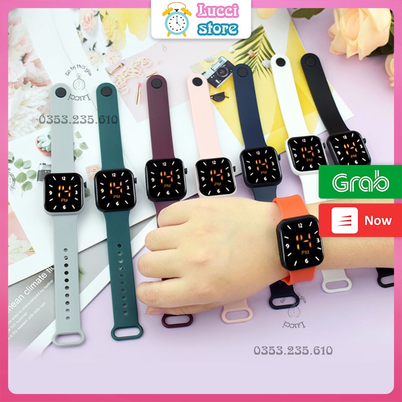 Đồng hồ nam nữ chính hãng, mặt cảm ứng, đồng hồ điện tử dây nhựa thời trang | BigBuy360 - bigbuy360.vn