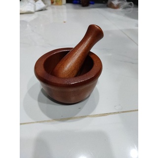 Bộ cối chày gỗ mini 7cm