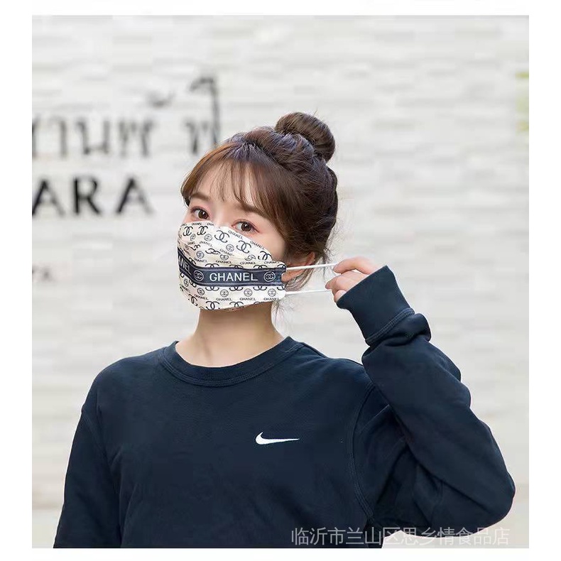 Set 10 Khẩu Trang KF94 4d Dùng Một Lần Thời Trang 2022 Cho Nam Nữ