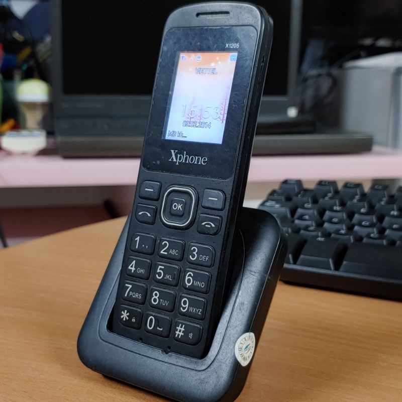 Điện thoại bàn không dây Xphone x1205. Điện thoại Homephone lắp sim của Viettel