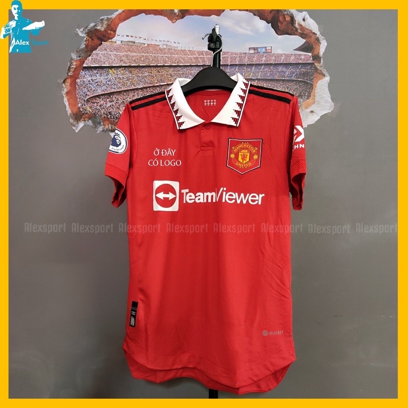 (Áo thi đấu )Mẫu áo thi đấu Manchester Utd 2022-2023 ,Full Logo Adidas,Premier League