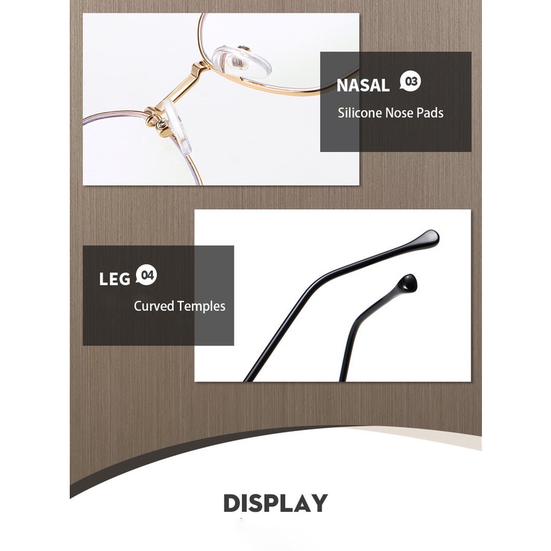 Kính Chống Bức Xạ Ánh Sáng Xanh Máy Tính Phong Cách Doanh Nhân Cho Nam Và Nữ