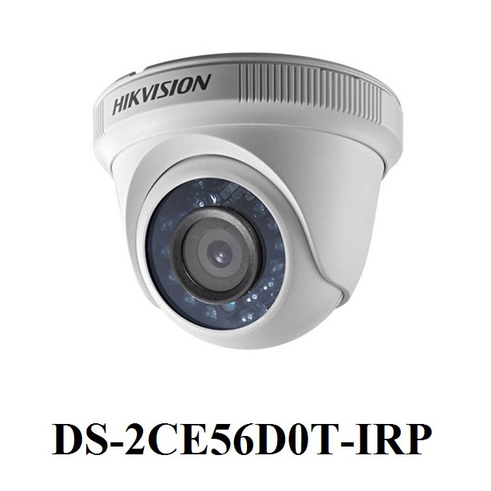 Camera HD-TVI Dome hồng ngoại 2.0 Megapixel HIKVISION DS-2CE56D0T-IRP