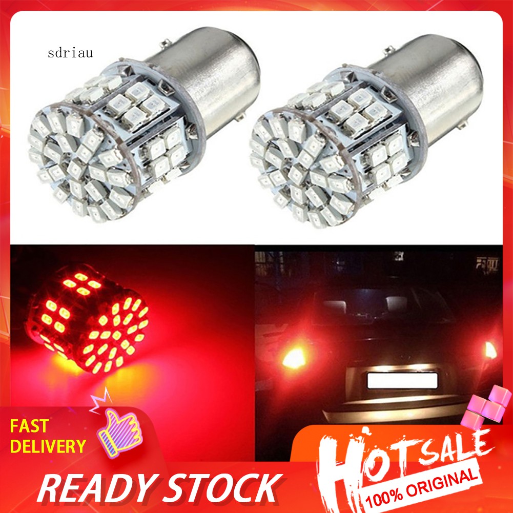 Bộ 2 Đèn LED Phanh Xe Hơi Màu Đỏ 1157 BAY15D 50SMD 1206 5W 12V