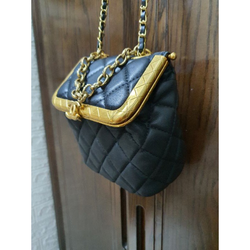 XÁCH TAY ĐEO CHÉO CHANEL DA THẬT SIZE 17