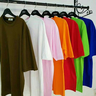 COMBO 5 Áo thun trơn nam form rộng phong cách hàn quốc vải poly cotton mịn MÀU NGẪU NHIÊN