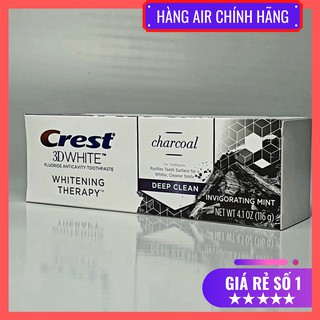 [100% Mỹ] Kem Đánh Răng Crest 3D Charcoal 116gr Sạch Sâu Thơm Lâu An Toàn Cho Sức Khoẻ - Phước Hàng Chuẩn