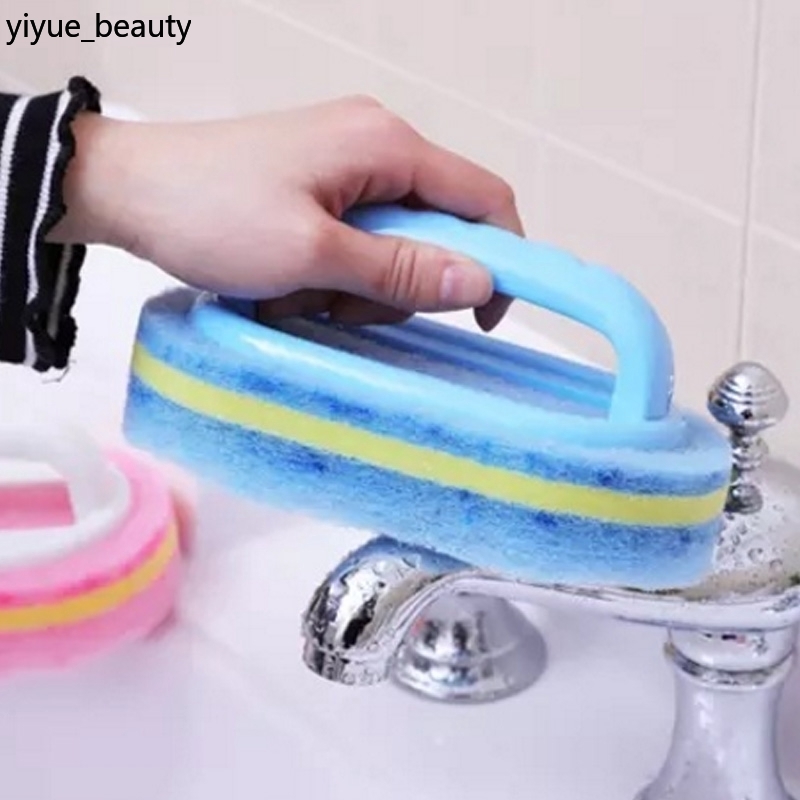 Bàn Chải Vệ Sinh Nhà Tắm Có Tay Cầm Bằng Nhựa