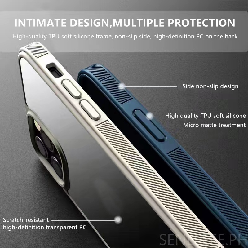 Ốp điện thoại cứng trong suốt chống sốc chống rơi cho iphone 13 pro max 12 pro max 13 mini iphone 11 pro max