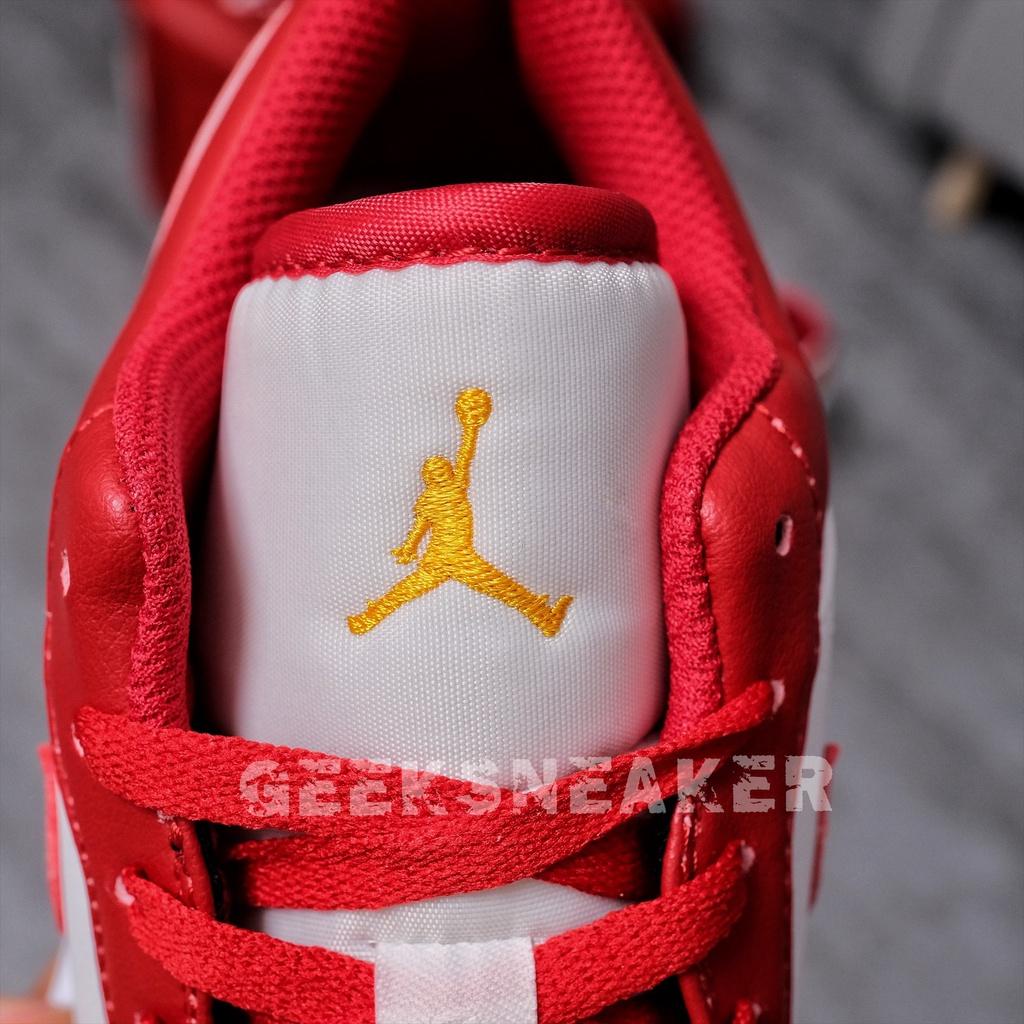 [GeekSneaker] Giày Cổ thấp Jordan 1 Low Cardinal Red
