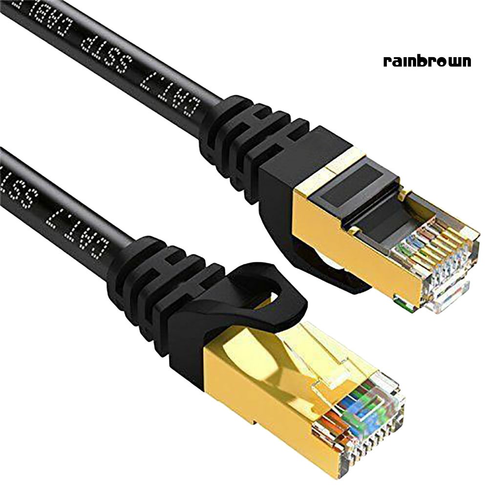 Dây Cáp Mạng Cat 7 U / Ftp Mạ Vàng 10gbps Ethernet Rj45