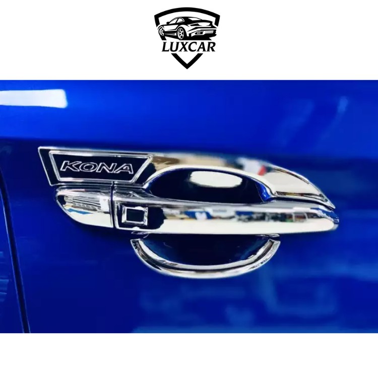 Ốp tay nắm hõm cửa HYUNDAI KONA | Nhựa ABS mạ Crom cao cấp